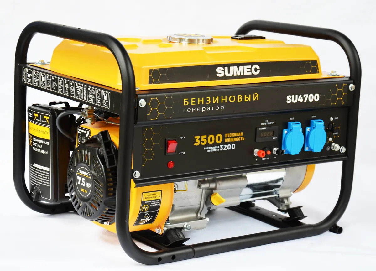 Генератор бензиновый SUMEC SU4700 (3,2 кВт)