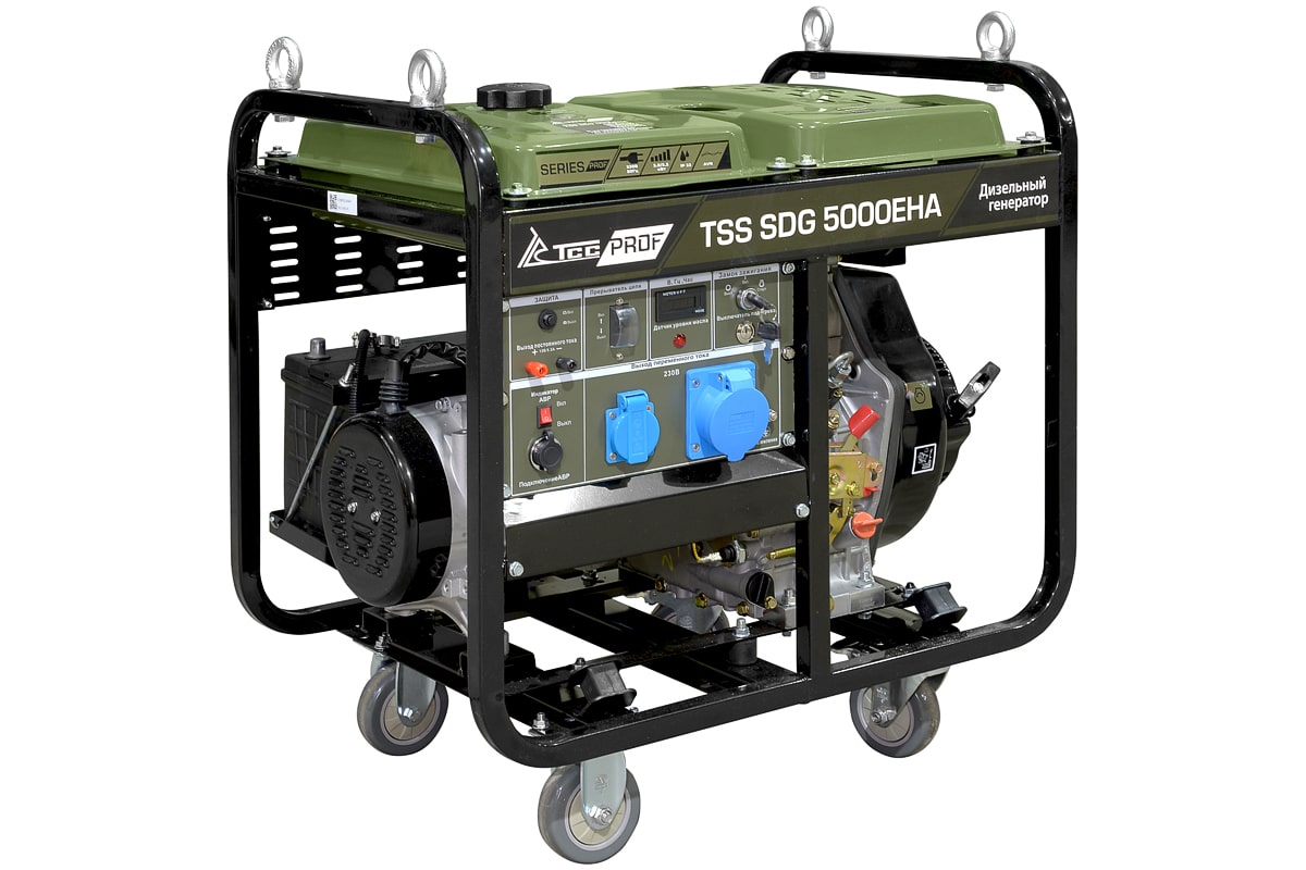 Генератор дизельный ТСС SDG 5000EHA с АВР (5,0 кВт) 077039